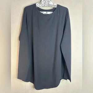 Rokwolf Luxury Pima Cotton Long Sleeve Tee gray size large